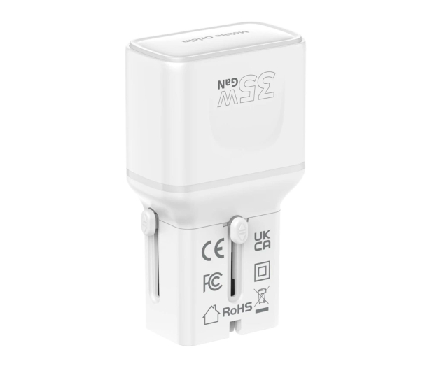 Mobile Origin Travel adapter 35W EU/US/UK/AU white - 1485309 - zdjęcie 2
